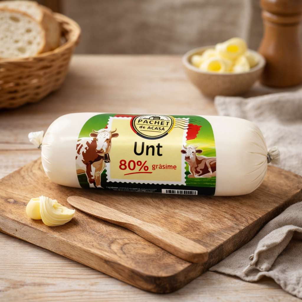 Unt 80% grăsime – gustul simplu care face diferența