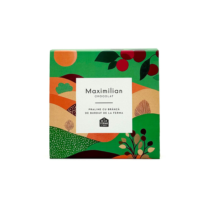 Cutie 4 Praline cu Brânză de Burduf, Maximilian Chocolate