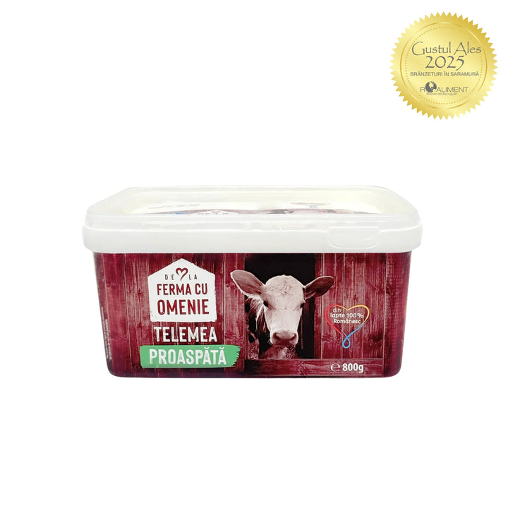 Telemea proaspata de vacă, Ferma cu Omenie, 800g