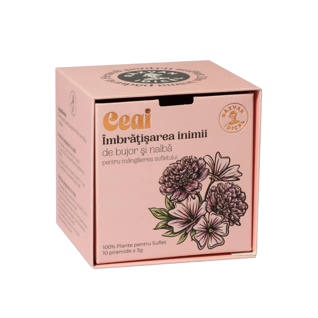 Ceai îmbrățișarea inimii bujor și nalbă, Răzvan Idicel