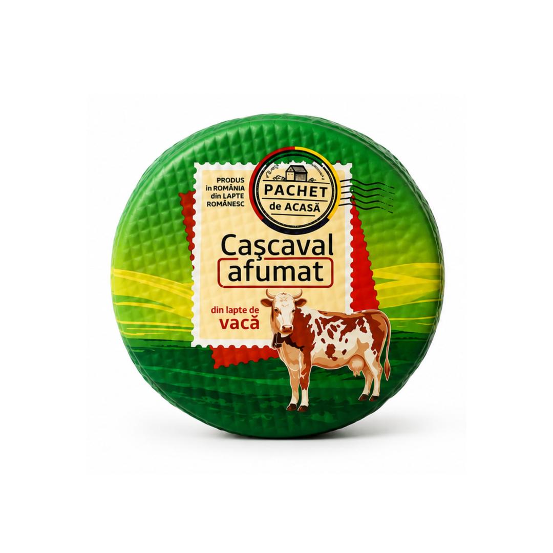 Cașcaval afumat, Pachet de Acasă, 350g