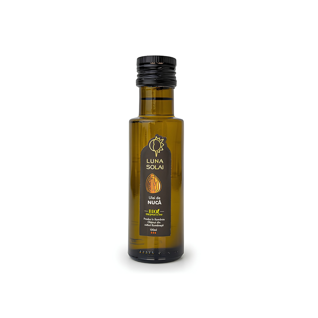 Ulei de nucă presat la rece, 100ml, Luna Solai