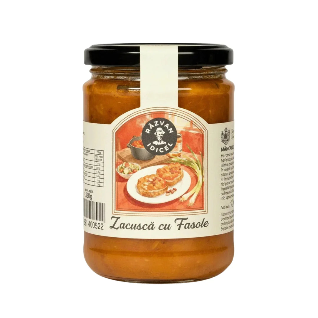 Zacuscă la ceaun cu fasole, 350g, Răzvan Idicel