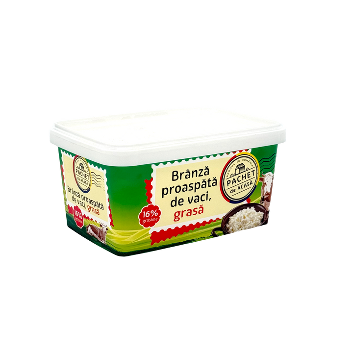 Brânză proaspătă de vacă, Pachet de Acasă, 400g