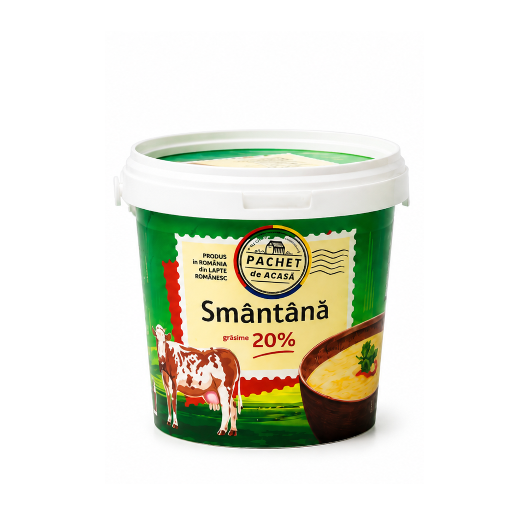 Smântână 20%, Pachet de Acasă, 900g