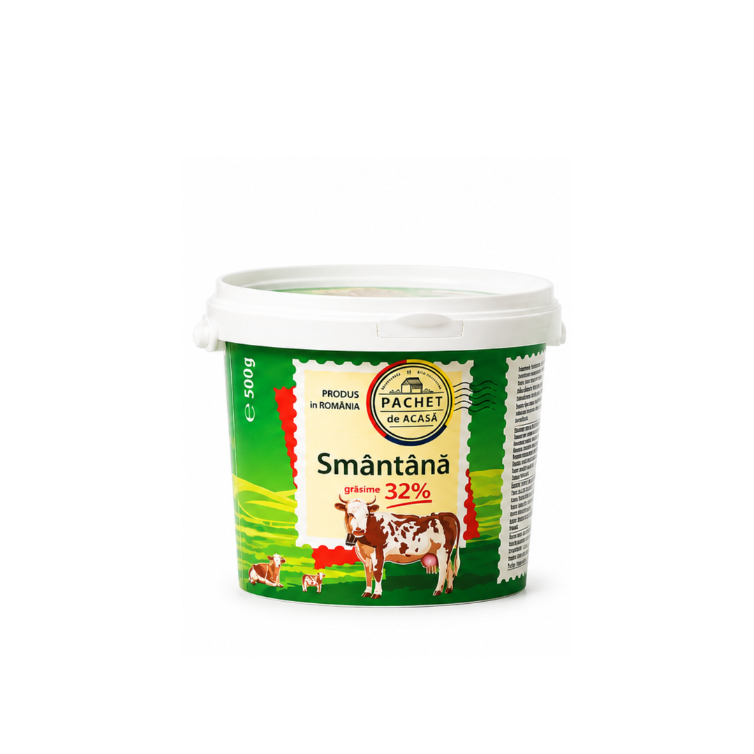 Smântână 32%, Pachet de Acasă, 500g