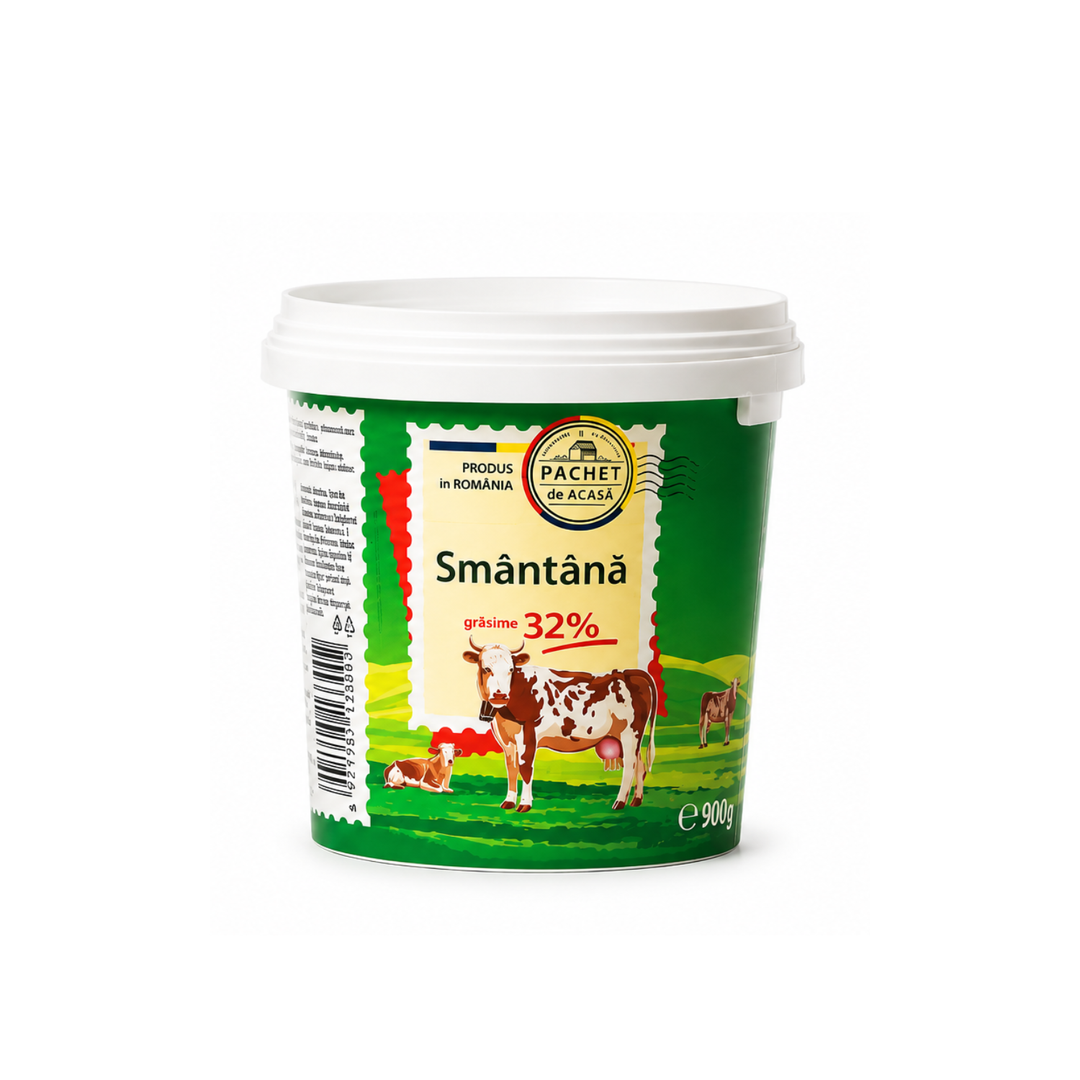 Smântână 32%, Pachet de Acasă, 900g