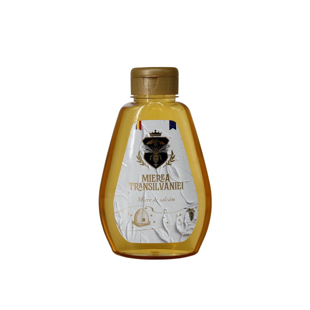 Squeezer miere de salcâm, 500g, Mierea Transilvaniei