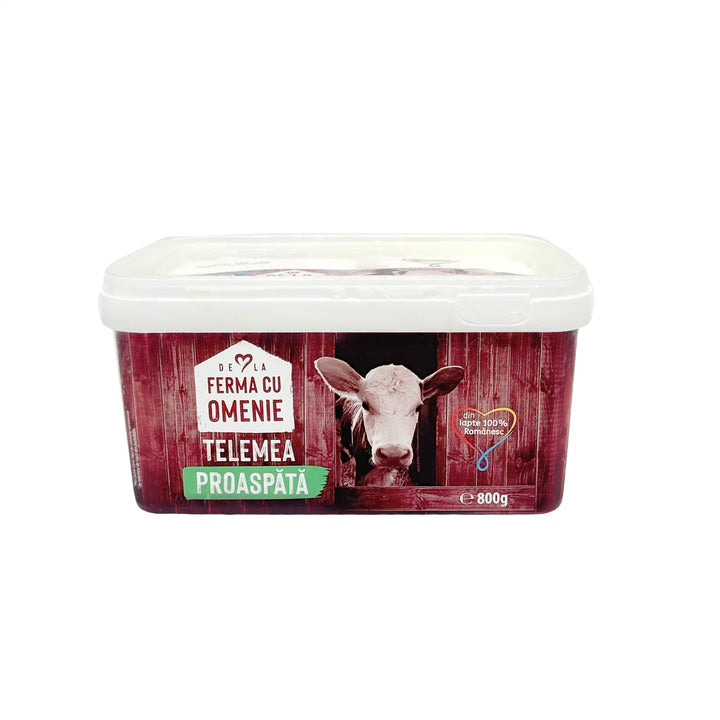 Telemea proaspata de vacă, Ferma cu Omenie, 800g