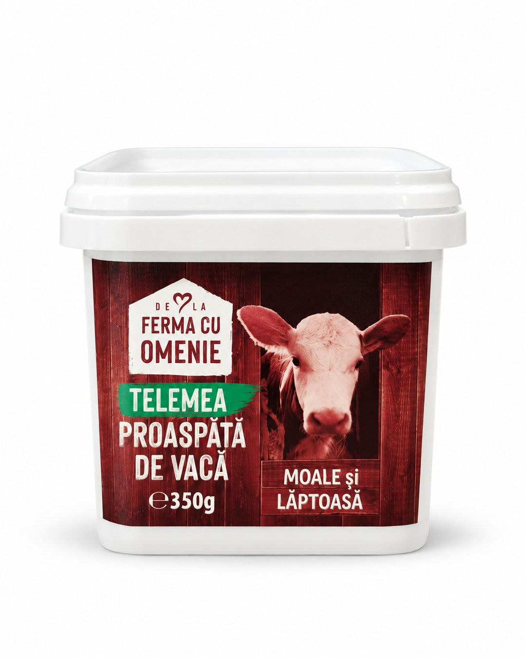 Telemea proaspata de vacă, Ferma cu Omenie, 350g