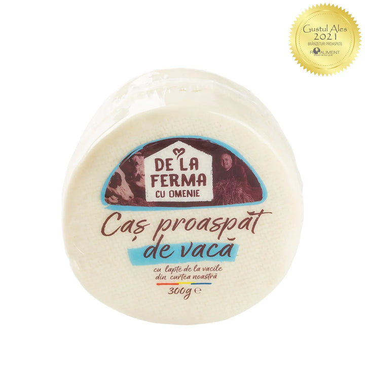 Caș din lapte de vacă, 300 gr