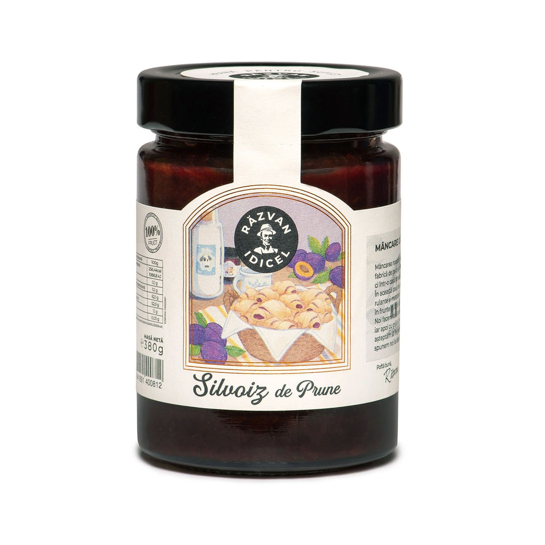 Silvoiz de prune la ceaun fără zahăr, 320 gr