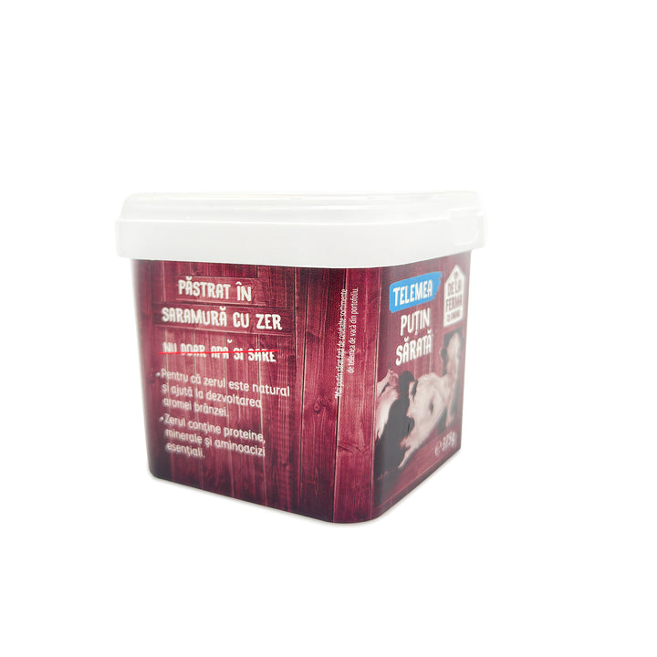 Telemea de vacă puțin sărată, 375 gr