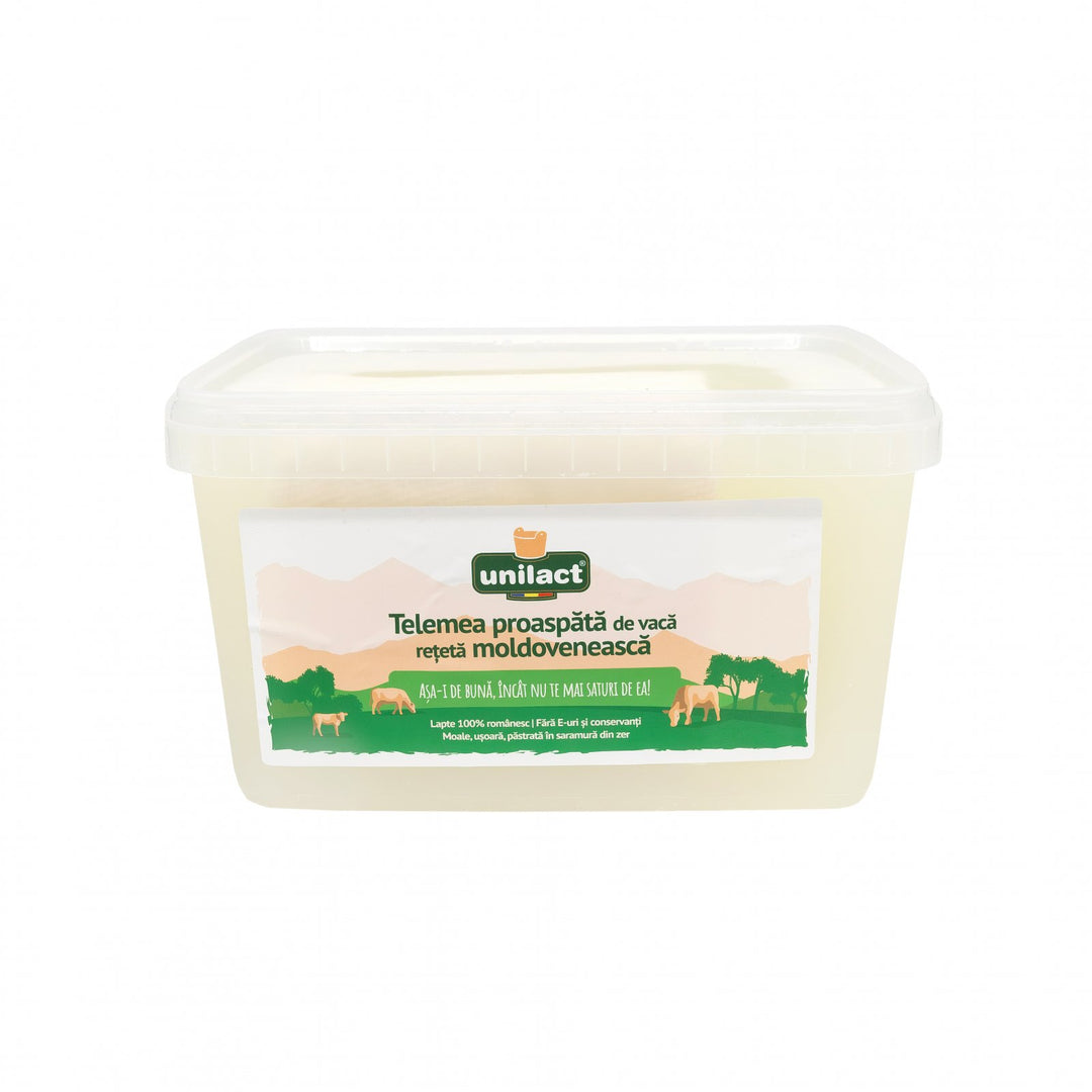 Telemea proaspata de vacă, rețetă moldoveneasca, 800 gr